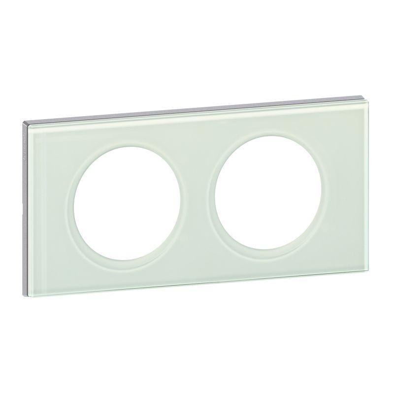 Рамка 2-м Celiane смальта бел. глина Leg 069312