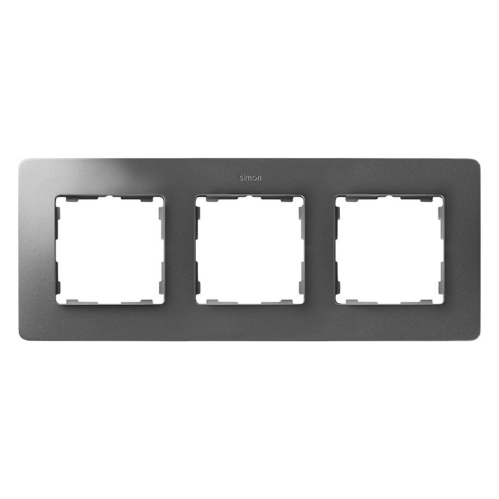 Рамка 3 поста Simon SIMON 82 DETAIL, холодный алюминий, 8200630-093