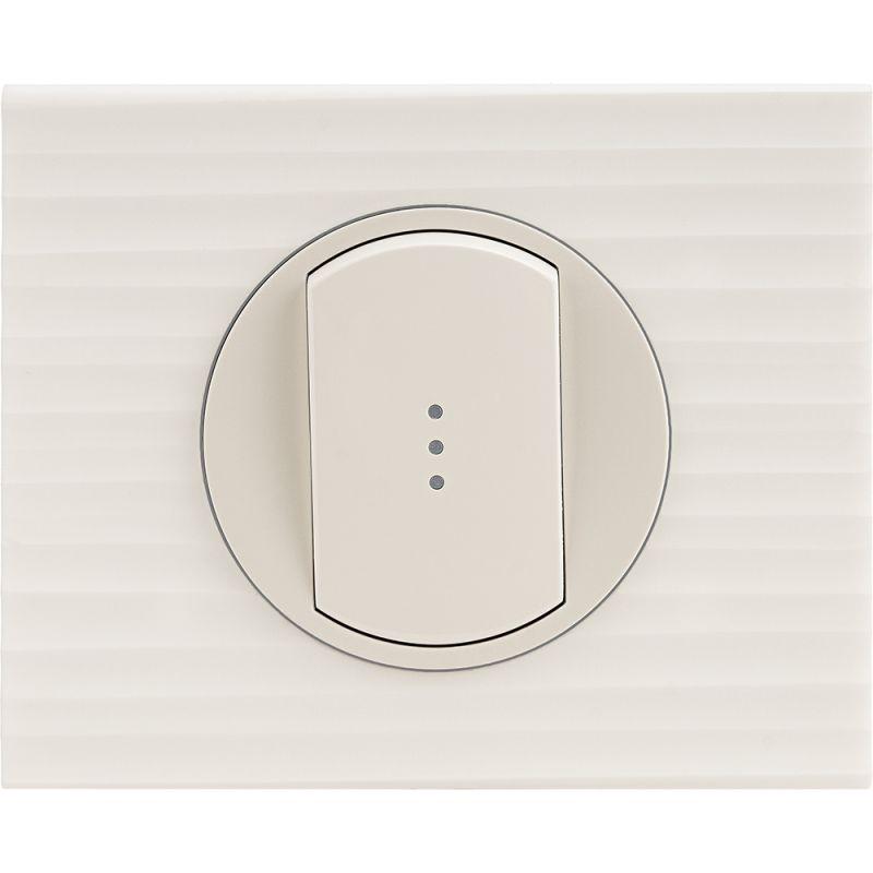 Рамка 1-м Celiane Corian бел. рельеф Leg 069011