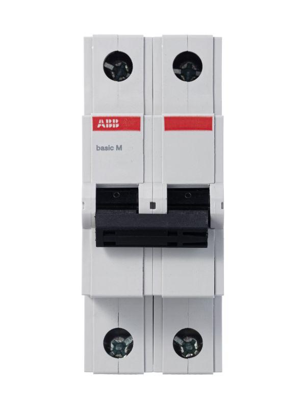 Автоматический выключатель ABB   2п C 63А 4.5кА Basic E BMS412C63  2CDS642041R0634