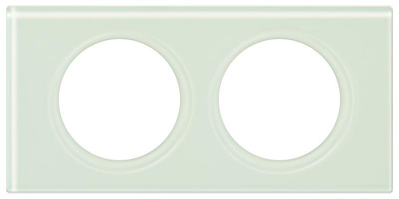 Рамка 2-м Celiane смальта бел. глина Leg 069312